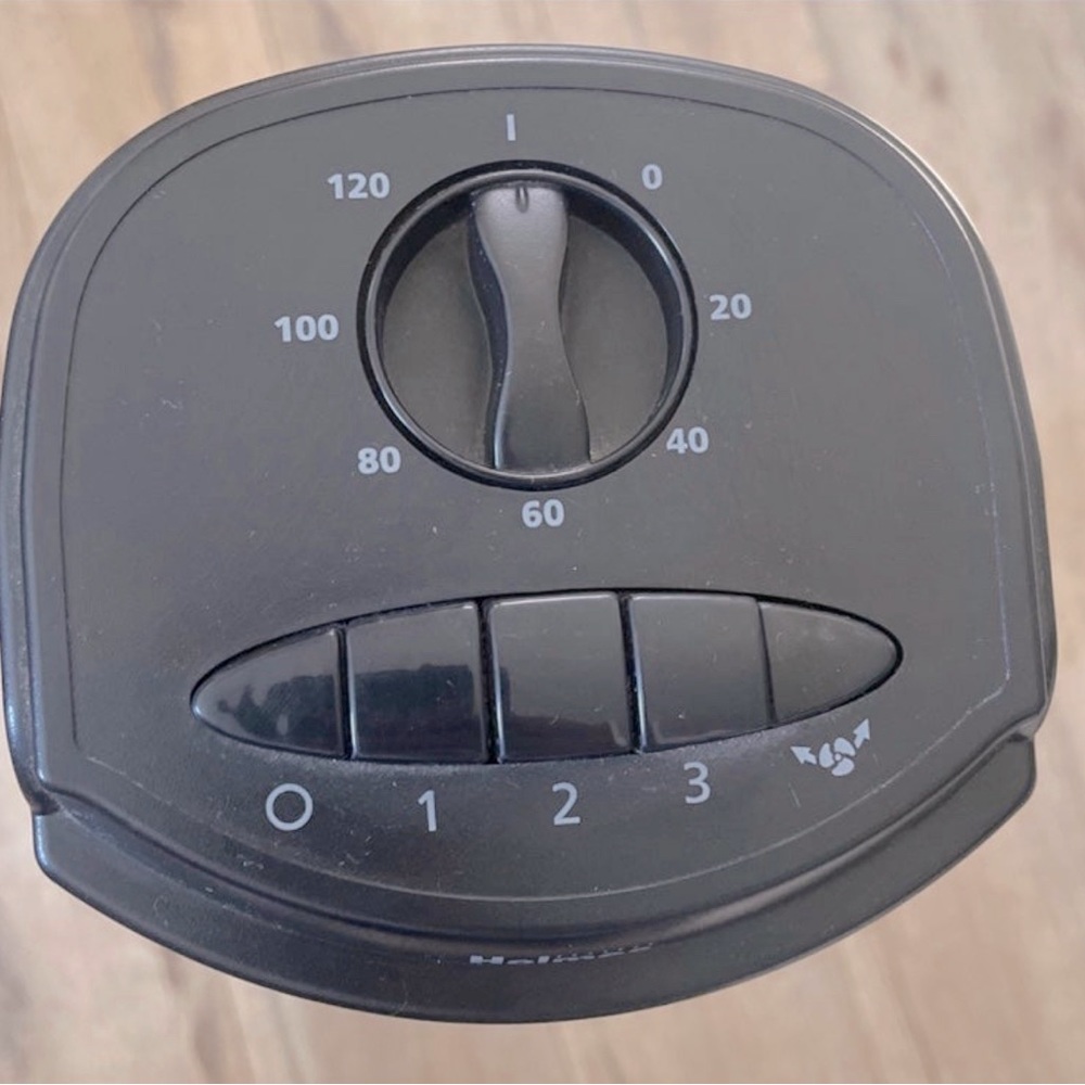 Tower fan by Holmes. Great for small rooms and spaces in the summer time.